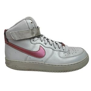 Nike Air Force 1 '07 High LV8 Mens Size 10 Gray Pink Athletic Shoes Sneakers